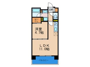 アジュールコート福島の物件間取画像